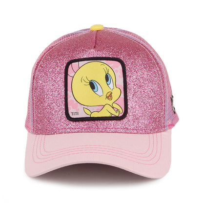 Capslab Tweety Bird Trucker Cap - Looney Tunes - Pink-Blue