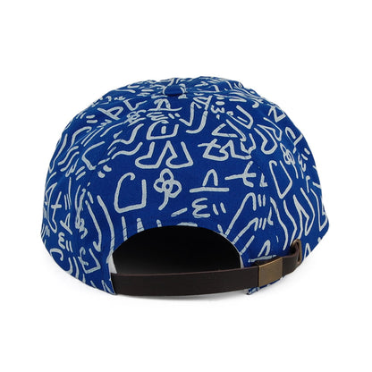 Brixton Hats B-Shield III Lucas Beaufort Strapback Cap - Blue-White