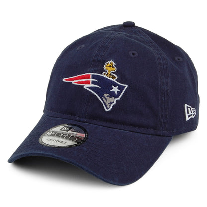 New Era 9FORTY New England Patriots Baseball Cap - NFL & Peanuts - Woodstock - Blue