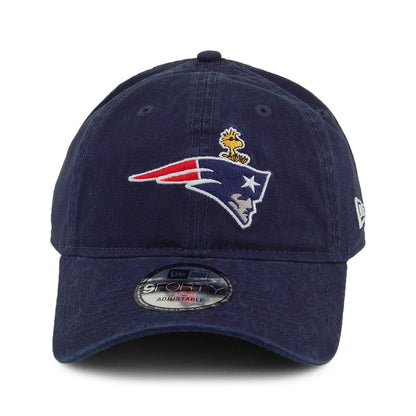 New Era 9FORTY New England Patriots Baseball Cap - NFL & Peanuts - Woodstock - Blue