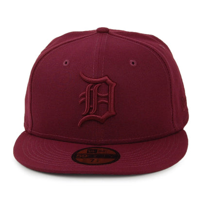 New Era 59FIFTY Detroit Tigers Baseball Cap - MLB Essential - Burgundy