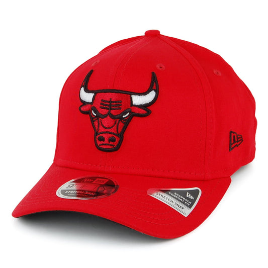 New Era 9FIFTY Chicago Bulls Snapback Cap - NBA Stretch Snap - Red