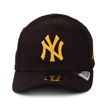 New Era 9FIFTY New York Yankees Snapback Cap - MLB League Essential Stretch Snap - Black-Yellow