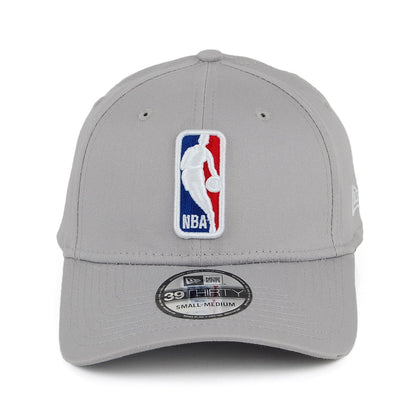 New Era 39THIRTY Baseball Cap - NBA League Shield - Grey