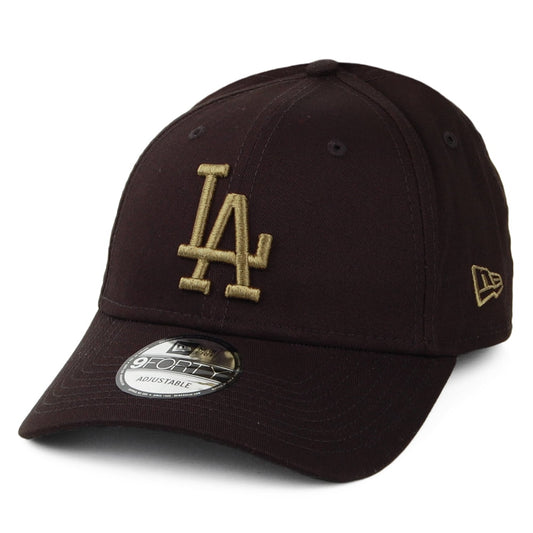 New Era 9FORTY L.A. Dodgers Baseball Cap - MLB League Basic - Black-Olive