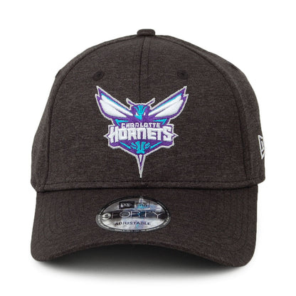New Era 9FORTY Charlotte Hornets Baseball Cap - NBA Shadow Tech - Black
