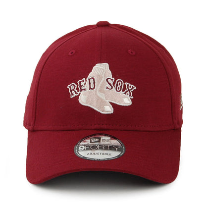 New Era 9FORTY Boston Red Sox Baseball Cap - Vintage MLB - Burgundy