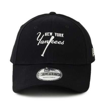 New Era 9FORTY New York Yankees Baseball Cap - Vintage MLB - Black