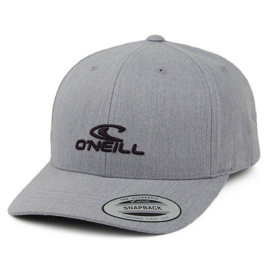 O'Neill Hats Wave Logo Snapback Cap - Grey