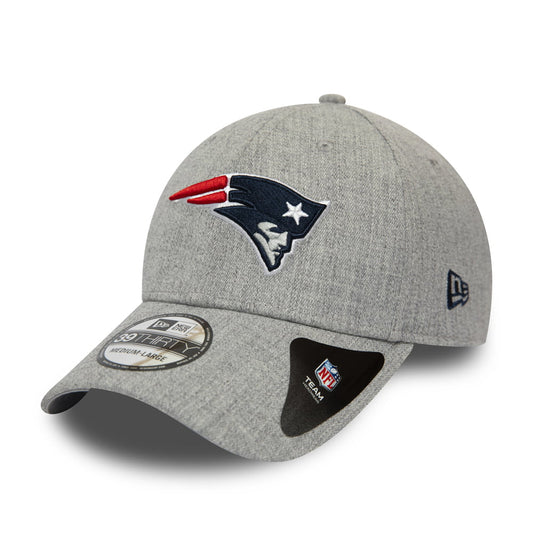 New Era 39THIRTY New England Patriots Baseball Cap - NFL Heather - Grey