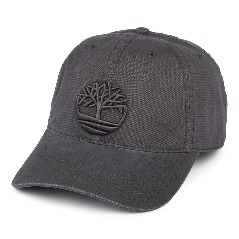 Timberland Hats Soundview Cotton Canvas Baseball Cap - Dark Grey