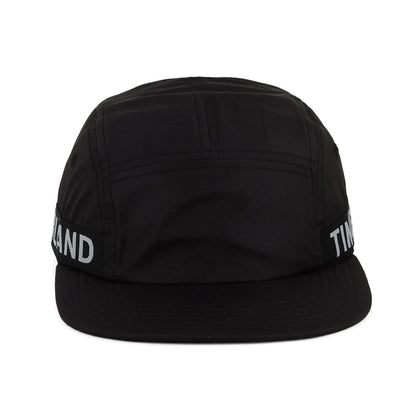 Timberland Hats Jacquard Logo 5 Panel Cap - Black