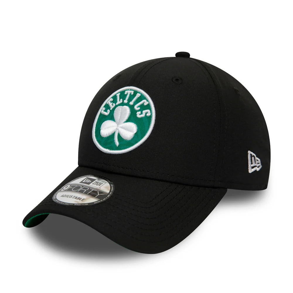 New Era 9FORTY Boston Celtics Baseball Cap - NBA Hook - Black
