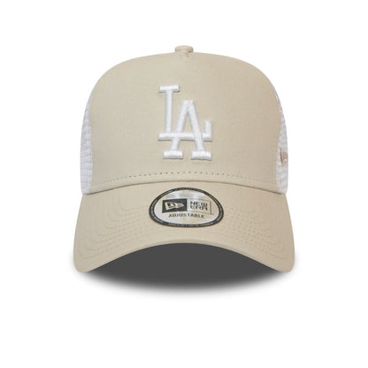 New Era L.A. Dodgers Trucker Cap - MLB League Essential - Stone