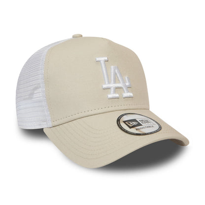 New Era L.A. Dodgers Trucker Cap - MLB League Essential - Stone