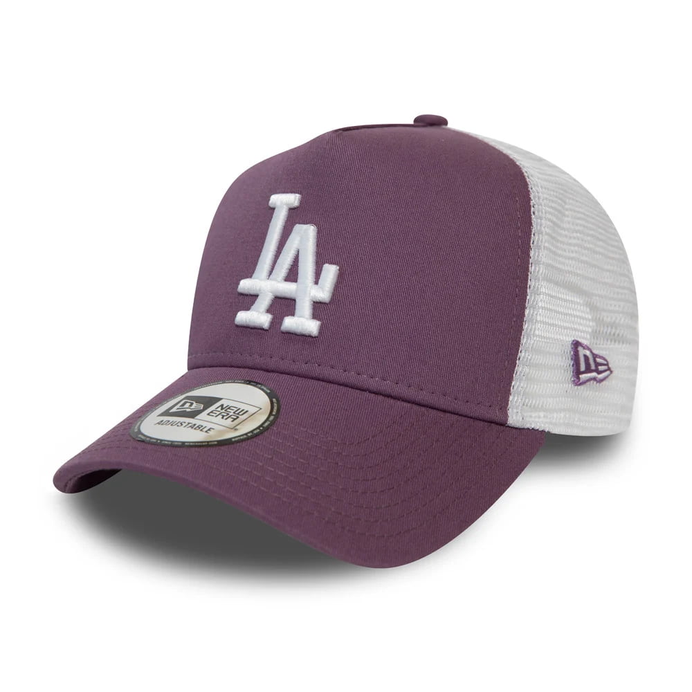 New Era L.A. Dodgers Trucker Cap - MLB League Essential - Lavender