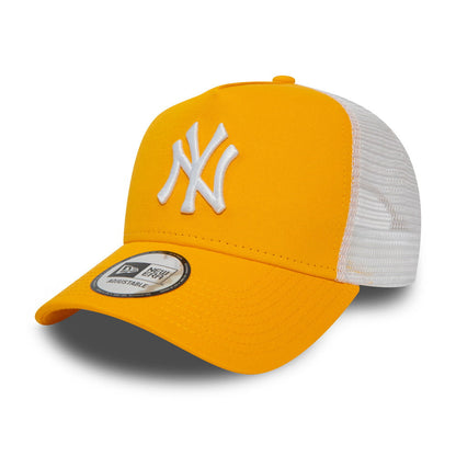 New Era New York Yankees Trucker Cap - MLB League Essential - Mustard