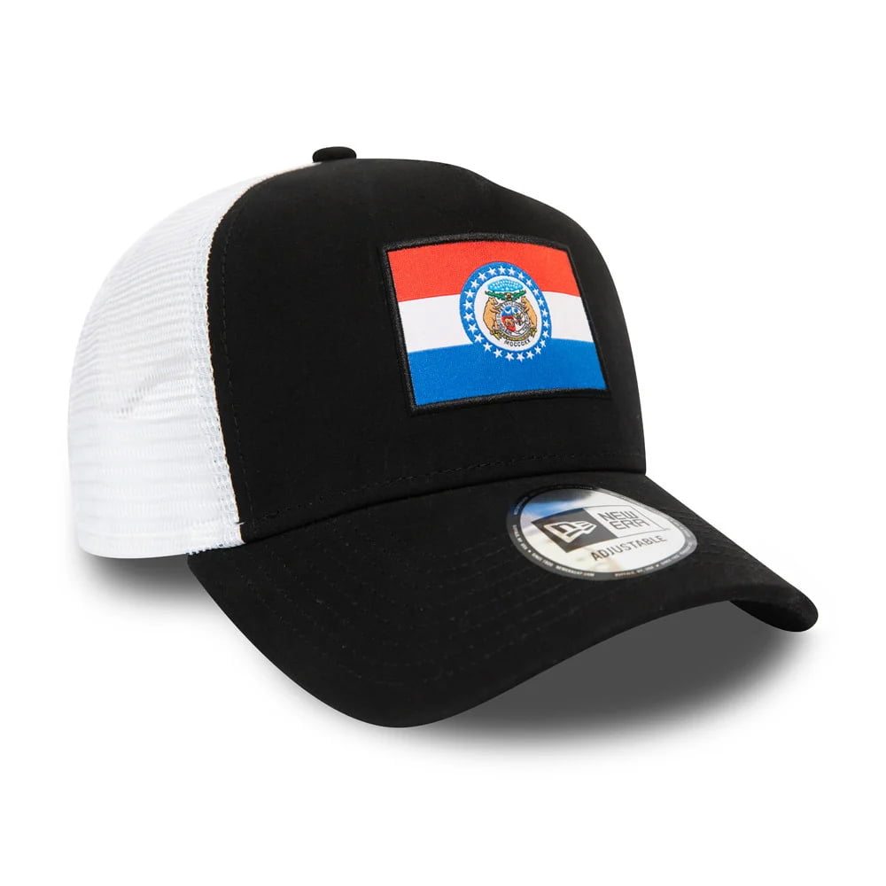 New Era Missouri Flag Trucker Cap - Black