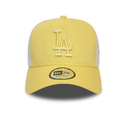 New Era L.A. Dodgers Trucker Cap - MLB League Essential - Light Yellow