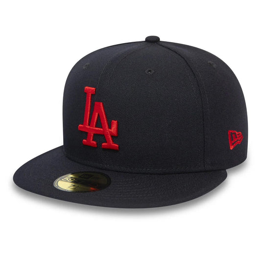 New Era 59FIFTY L.A. Dodgers Baseball Cap - MLB League Essential - Navy-Red