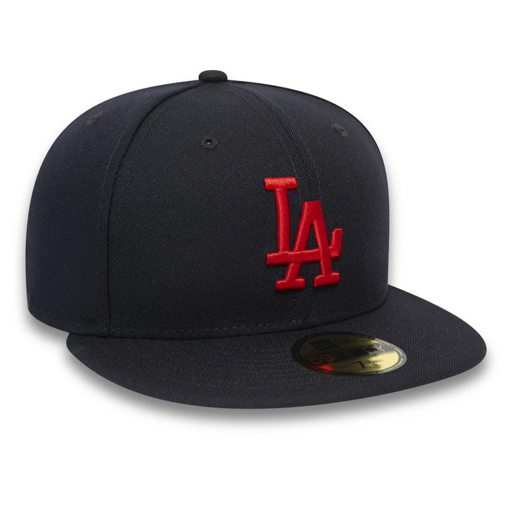 New Era 59FIFTY L.A. Dodgers Baseball Cap - MLB League Essential - Navy-Red