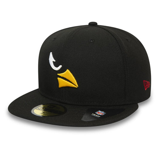 New Era 59FIFTY Arizona Cardinals Baseball Cap - NFL Team Tonal Shadow Logo - Black