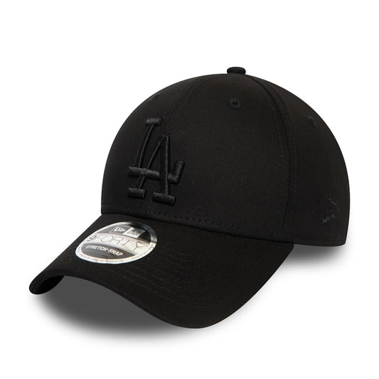New Era 9FORTY L.A. Dodgers Baseball Cap - MLB Stretch Snap - Black On Black