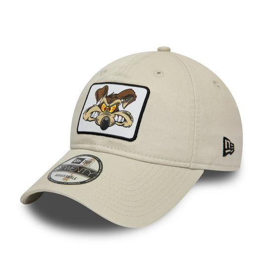 New Era 9TWENTY Wile E. Coyote Baseball Cap Looney Tunes - Stone