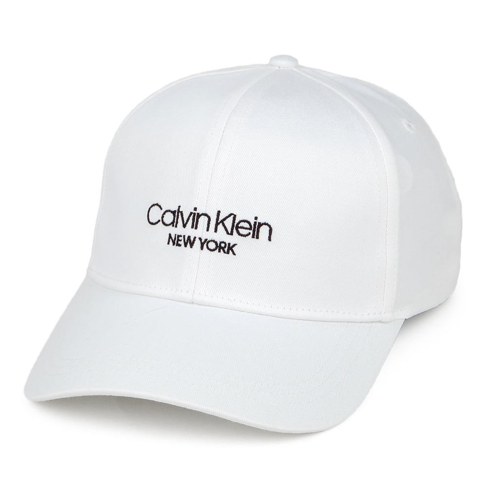 Calvin Klein Hats NY Classic Baseball Cap - White