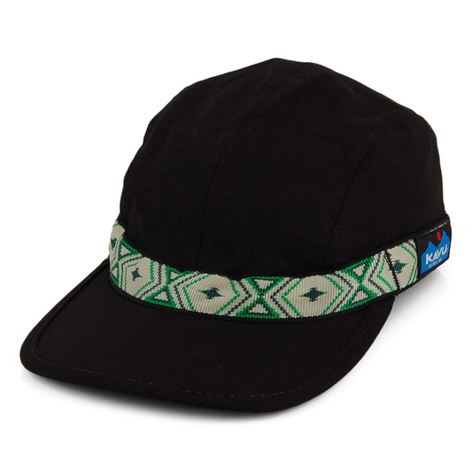 Kavu Hats Cotton Canvas Strapback Cap - Black