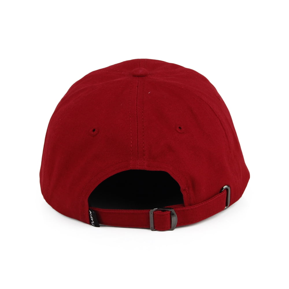 Kavu Hats Ballard Classic Cotton Twill Baseball Cap - Brick Red