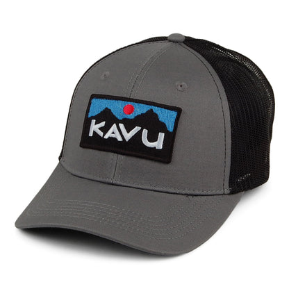 Kavu Hats Above Standard Cotton Twill Trucker Cap - Charcoal