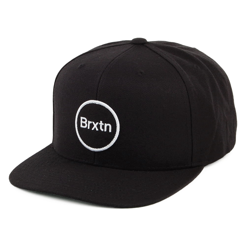 Brixton Hats Gate IV Snapback Cap - Black