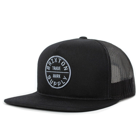 Brixton Hats Oath III Trucker Cap - Black