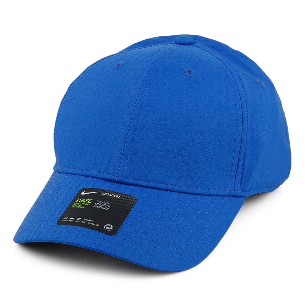 Nike Golf Hats Legacy 91 Tech Tonal Stripe Blank Baseball Cap - Blue