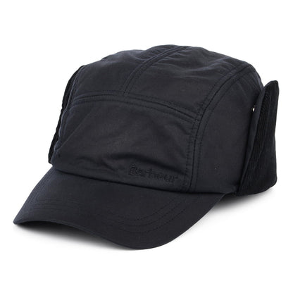Barbour Hats Dalegarth Hunting Cap with Earflaps - Navy Blue