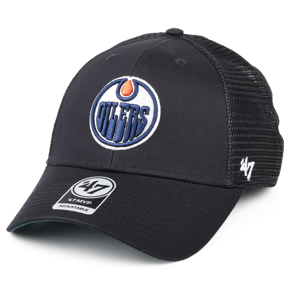 47 Brand Edmonton Oilers NHL Trucker Cap - Branson MVP - Navy Blue