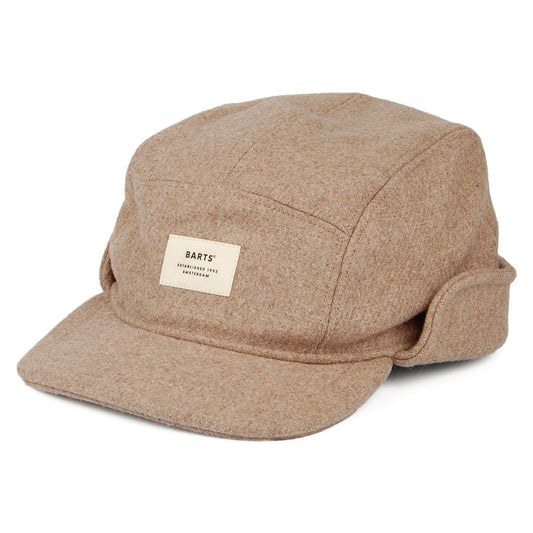 Barts Hats Samuen Earflap 5 Panel Cap - Sand