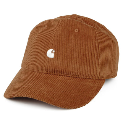 Carhartt WIP Hats Harlem Corduroy Baseball Cap - Rust