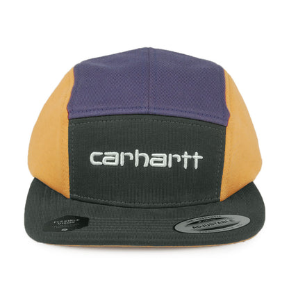 Carhartt WIP Hats Tricol 5 Panel Cap - Teal-Yellow-Purple