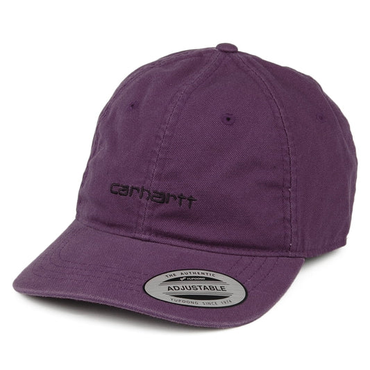 Carhartt WIP Hats Coach Cotton Canvas Baseball Cap - Purple