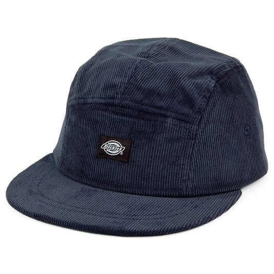 Dickies Hats Hornbeck Corduroy 5 Panel Cap - Navy Blue