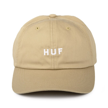 HUF Original Logo Curved Brim Cotton Baseball Cap - Tan