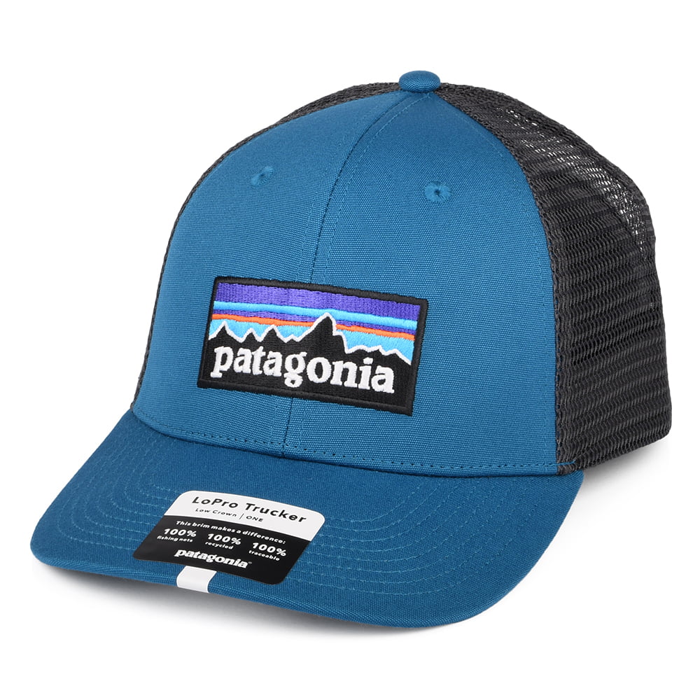 Patagonia Hats P-6 Logo Organic Cotton LoPro Trucker Cap - Teal