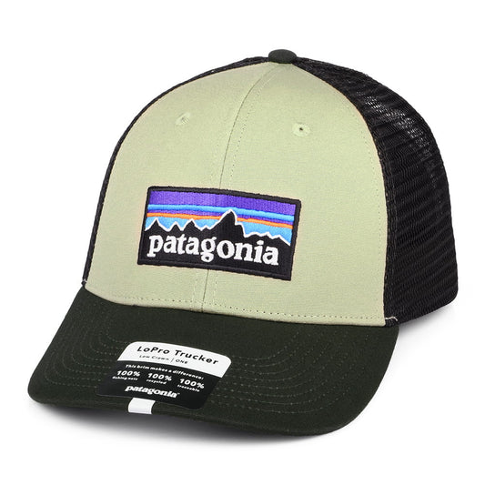 Patagonia Hats P-6 Logo Organic Cotton LoPro Trucker Cap - Khaki