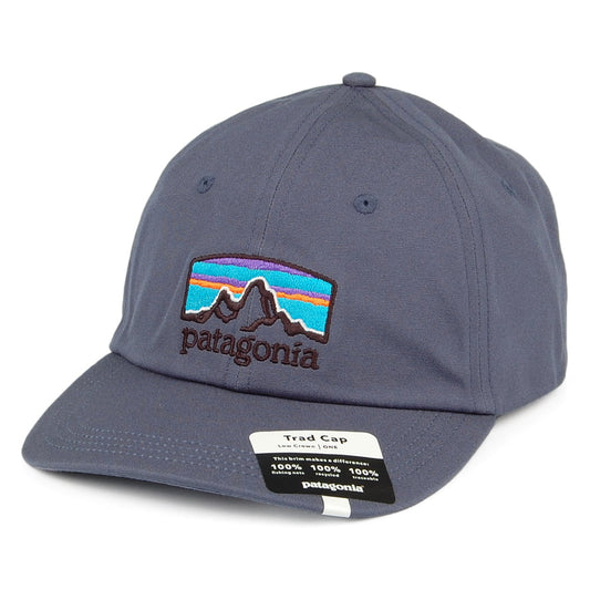Patagonia Hats Fitz Roy Horizons Trad Organic Cotton Baseball Cap - Blue