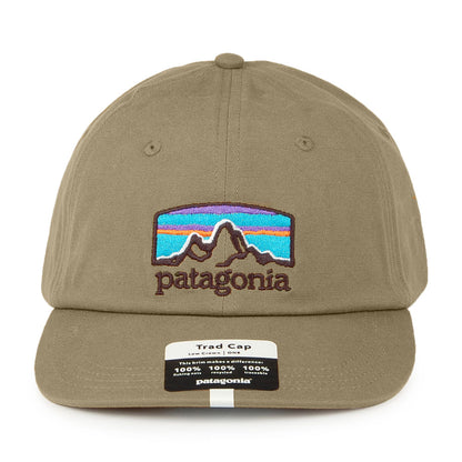 Patagonia Hats Fitz Roy Horizons Trad Organic Cotton Baseball Cap - Brown