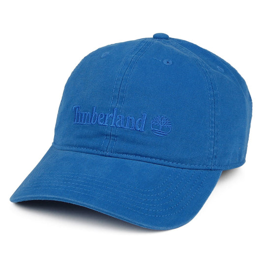 Timberland Hats Cooper Hill Cotton Canvas Baseball Cap - Bright Blue