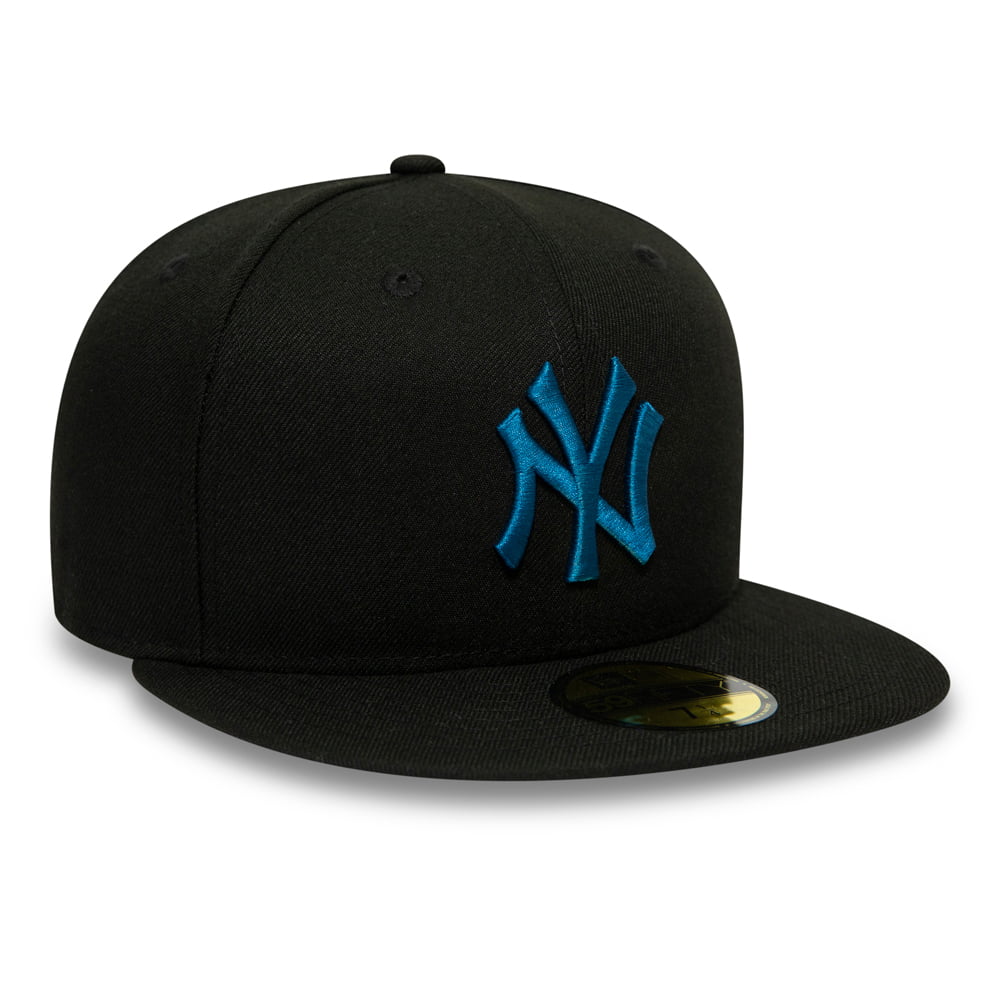 New Era 59FIFTY New York Yankees Baseball Cap - League Essential - Black-Blue