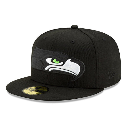 New Era 59FIFTY Seattle Seahawks Baseball Cap - NFL Elements 2.0 - Black